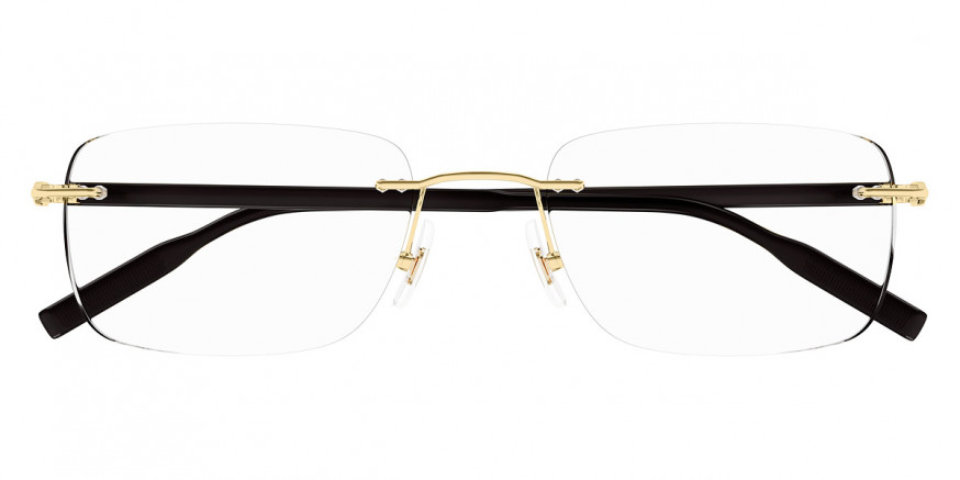 Color: Gold/Black (015) - Montblanc MB0221O01555