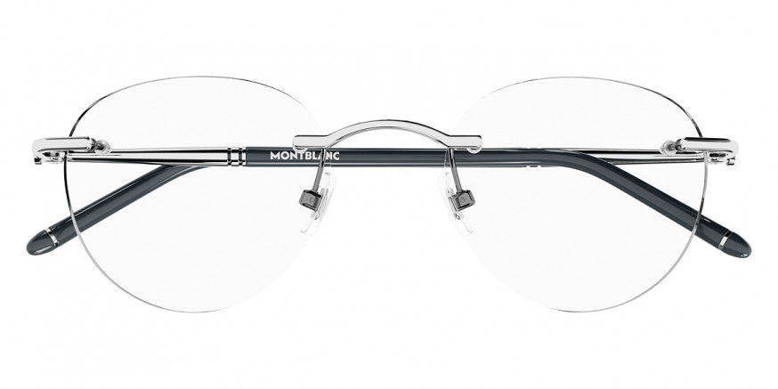 Montblanc™ MB0244O 002 51 Silver/Gray Eyeglasses