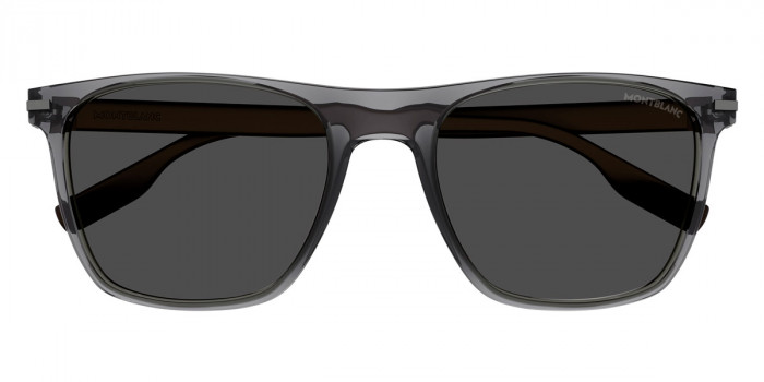 Montblanc™ MB0248S 004 55 - Gray/Brown