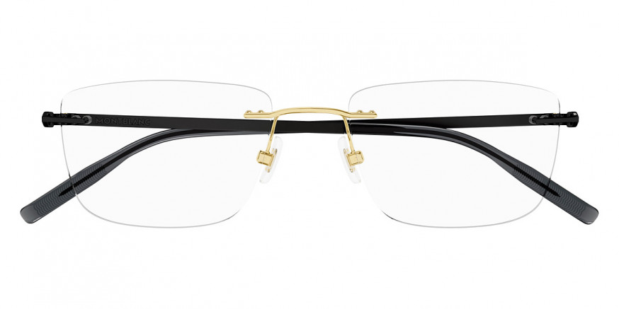 Color: Gold/Black (011) - Montblanc MB0281O01158