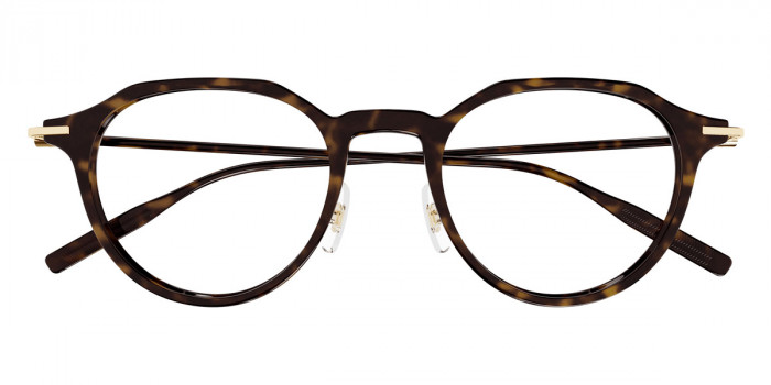 Montblanc™ MB0355O 002 49 - Havana/Gold