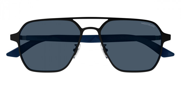 Montblanc™ MB0360S 004 56 - Black/Blue