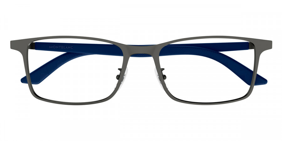 Montblanc™ MB0361O 005 54 - Gunmetal/Blue