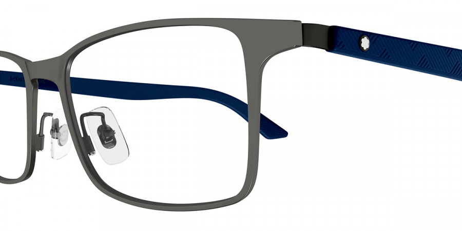 Color: Gunmetal/Blue (005) - Montblanc MB0361O00554