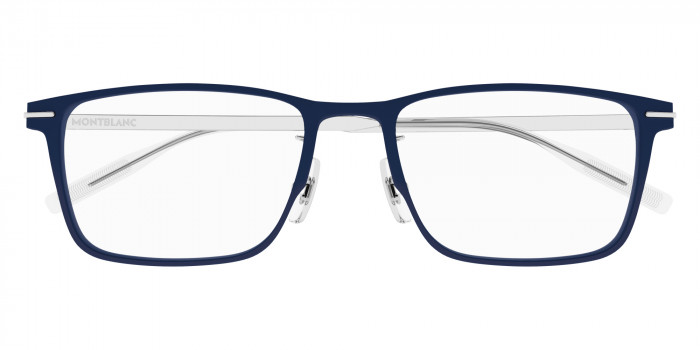 Montblanc™ MB0396ON 004 54 - Blue/Silver