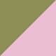 Powder Pink and Translucent Green/Powder Pink