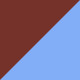 Matte Brown/Solid Blue