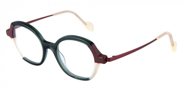 NAONED™ GINDI 49004 47 - Transparent Green and Milky Pearl Camel/Mauve