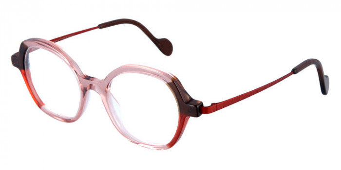 NAONED™ GINDI 63001 47 - Transparent Powder Pink and Transparent Russet Brown/Matte Paprika