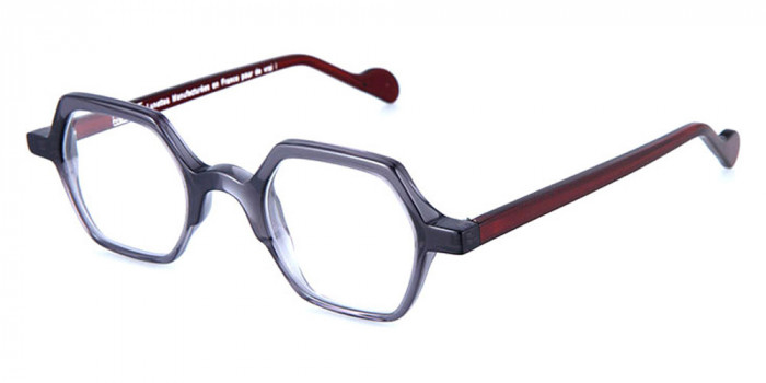 NAONED™ GWENED 2113 45 - Transparent Graphite Gray/Transparent Red