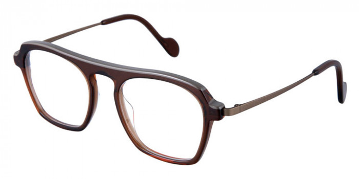 NAONED™ KLEZ 54003 52 - Transparent Russet Brown and Solid Taupe Eyebrow/Matte Beige