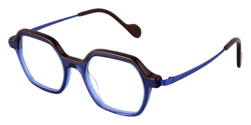 NAONED™ GILHEG 53003 47 - Transparent Navy Blue and Chocolate Brown Eyebrow/Matte Ultramarine Blue