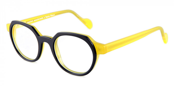 NAONED™ ORVEZ C038 46 - Dark Gray/Translucent Yellow