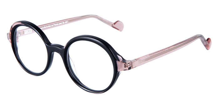 NAONED™ PERROZ GIREG 21213 46 - Black and Transparent Salmon/Transparent Salmon