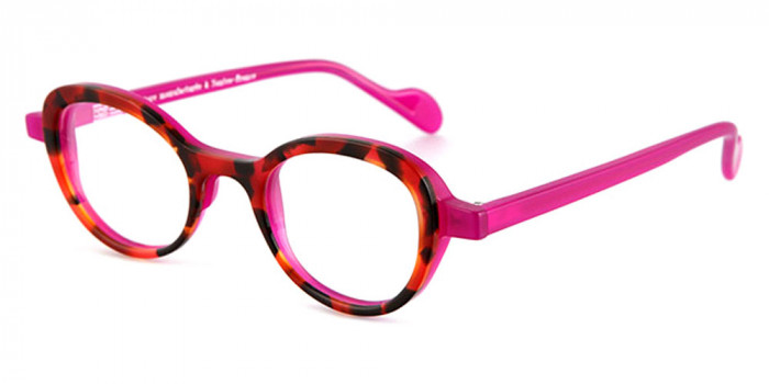NAONED™ PLOERMAEL C022 43 - Translucent Fuchsia and Brown Tortoiseshell/Translucent Fuchsia