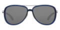 Matte Transparent Blue / Prizm Black Mirrored