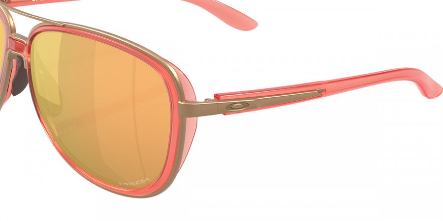 Color: Matte Translucent Peach/Satin Bronze (412930) - Oakley OO412941293058