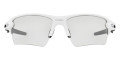Polished White / Clear 50% Black Iridium Photochromic