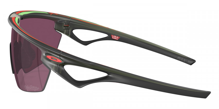 Color: Troy Lee Designs Matte Olive Ink (940322) - Oakley OO940394032236
