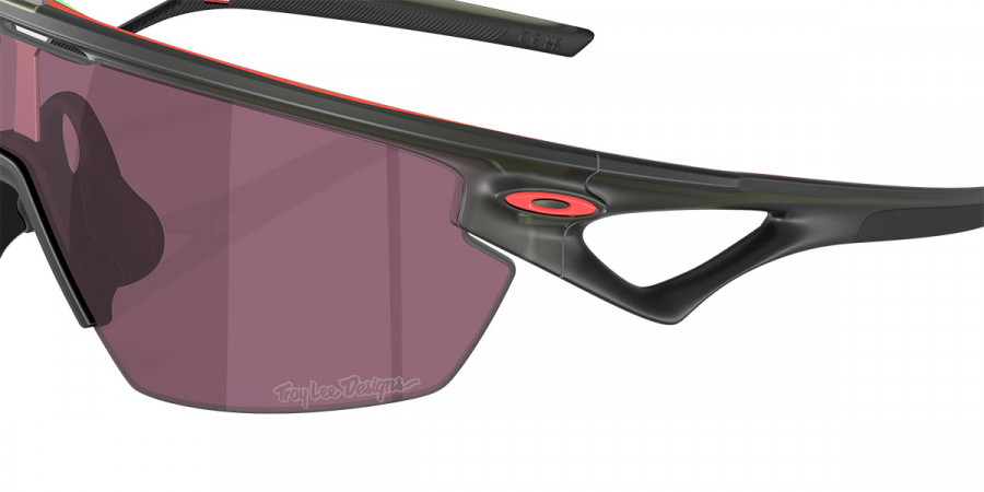 Color: Troy Lee Designs Matte Olive Ink (940322) - Oakley OO940394032236