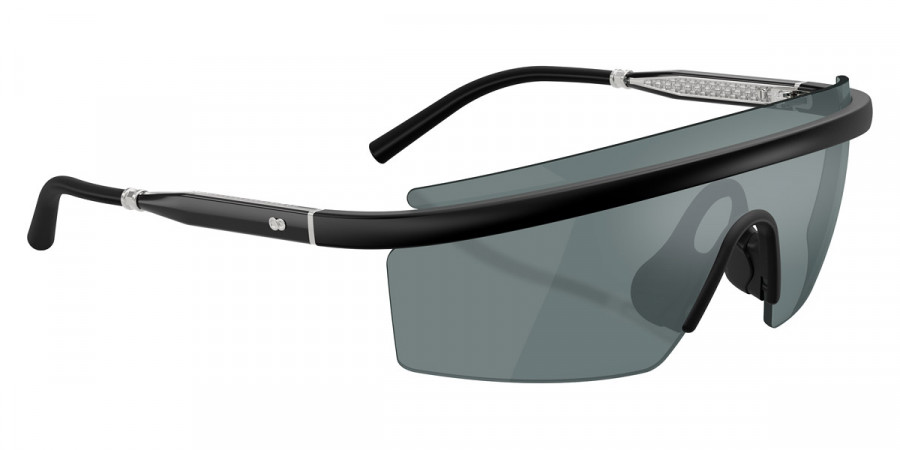 Color: Semi Matte Black/Crystal/Silver (70016G) - Oliver Peoples OV5556S70016G35