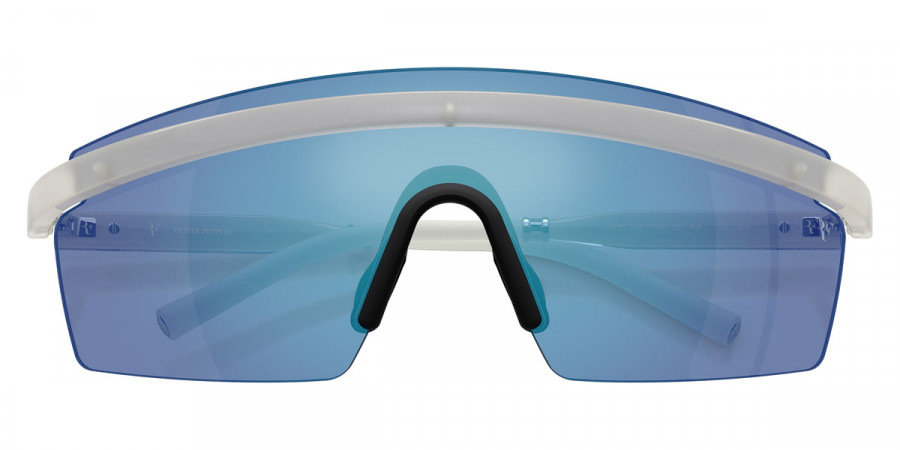 Color: Warm White/Crystal/Silver (700755) - Oliver Peoples OV5556S70075535