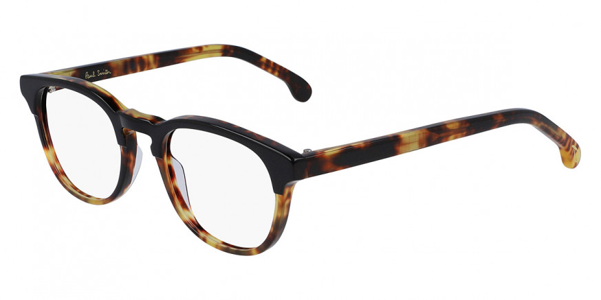 Paul Smith™ PSOP001V1 ABBOTT V1 004 48 - Black Ink Dark Turtle/Honeycomb Tortoise