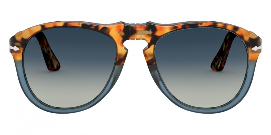 Persol™ PO0649 112032 52 - Brown Tortoise/Opaline Blue