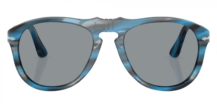 Persol™ PO0649 649 - Original 1234R5 56 - Striped Blue and Gray