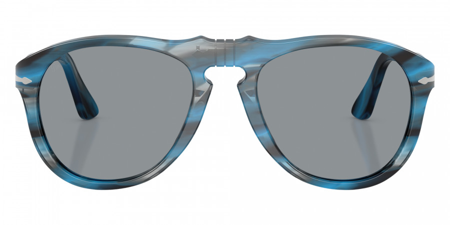 Persol™ PO0649 649 - Original 1234R5 56 - Striped Blue and Gray