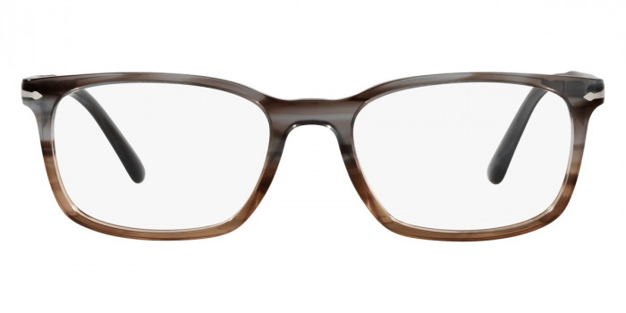 Persol™ PO3189V 1137 55 - Striped Gray/Gradient Brown