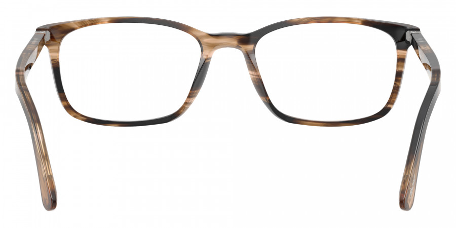 Color: Striped Black and Grayish Brown (1236) - Persol PO3189V123653