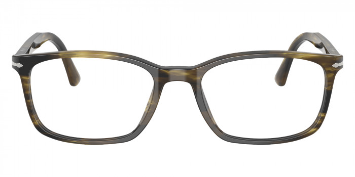 Persol™ PO3189V 1237 53 - Striped Black and Olive Green