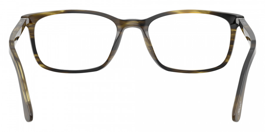 Color: Striped Black and Olive Green (1237) - Persol PO3189V123753