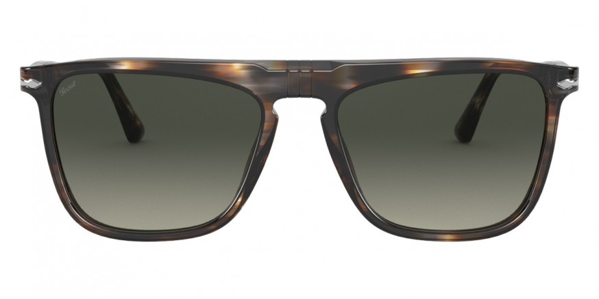 Color: Striped Brown/Crystal (112471) - Persol PO3225S11247156