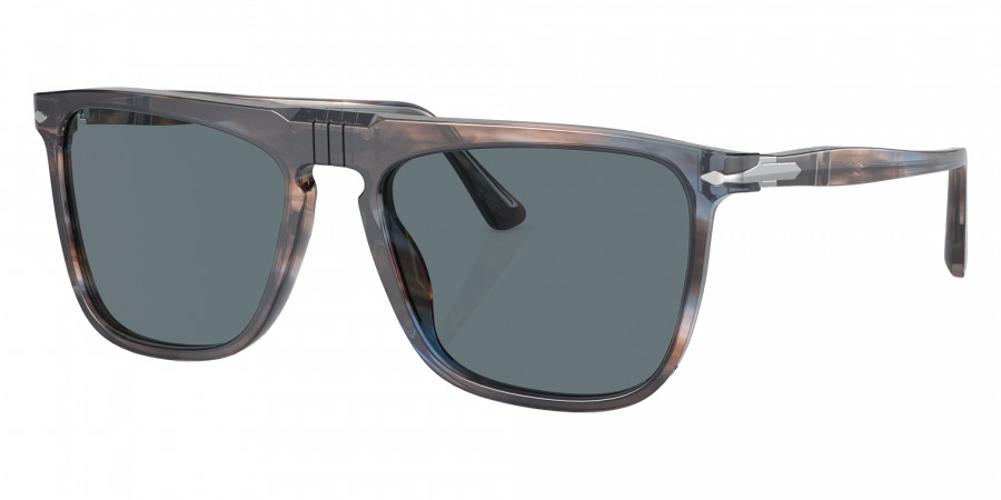 Color: Striped Blue (11553R) - Persol PO3225S11553R56
