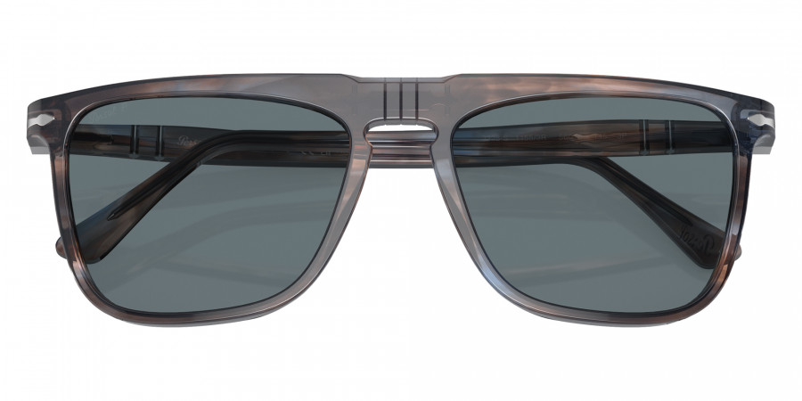 Color: Striped Blue (11553R) - Persol PO3225S11553R56