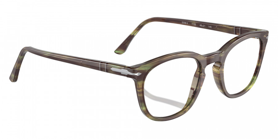 Color: Striped Green (1156) - Persol PO3258V115645