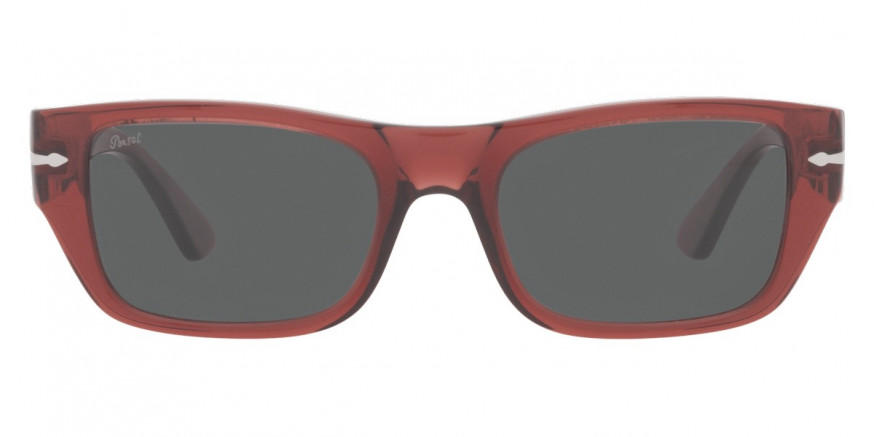 Persol™ PO3268S 1104B1 53 - Red Burned Transparent