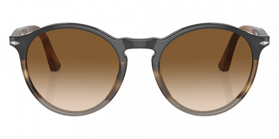 Persol™ PO3285S 113551 50 - Black/Striped Brown/Gray