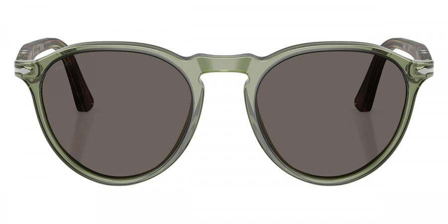 Persol™ PO3286S 1226B1 53 - Transparent Green/Striped Green