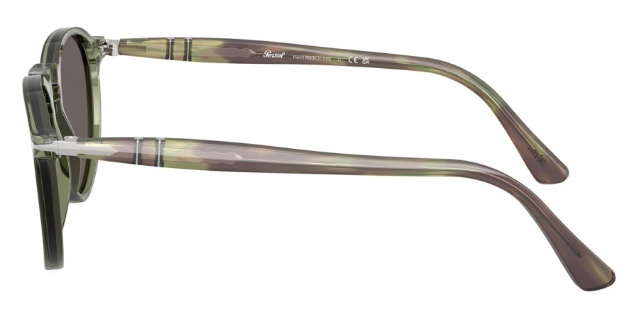 Color: Transparent Green/Striped Green (1226B1) - Persol PO3286S1226B153