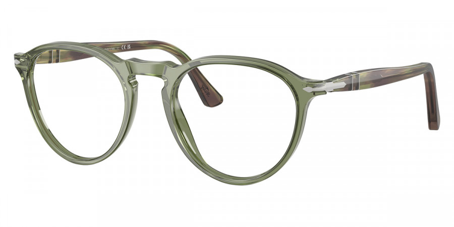 Color: Transparent Green/Striped Green (1226) - Persol PO3286V122651