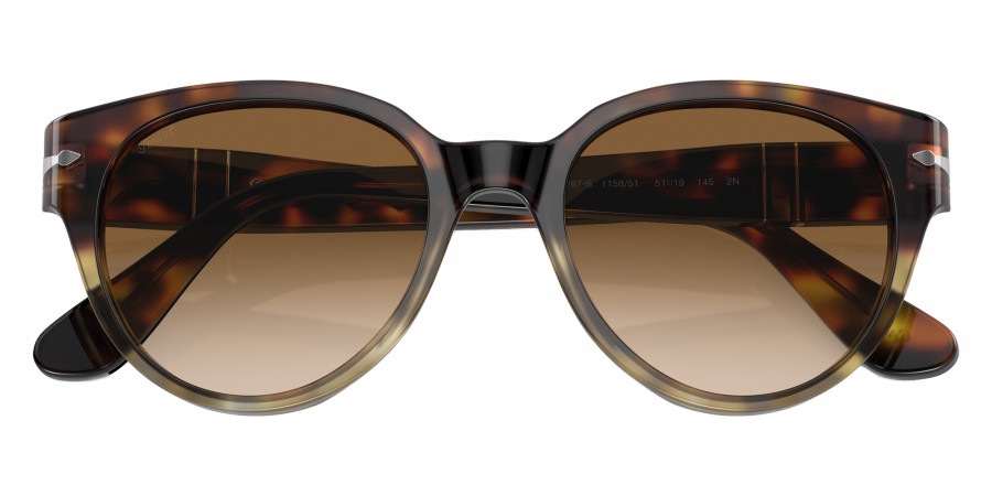 Color: Havana Gradient Gray Havana (115851) - Persol PO3287S11585148