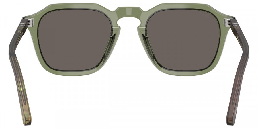 Color: Transparent Green/Striped Green (1226B1) - Persol PO3292S1226B152