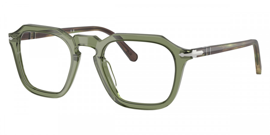 Color: Transparent Green/Striped Green (1226) - Persol PO3292V122650