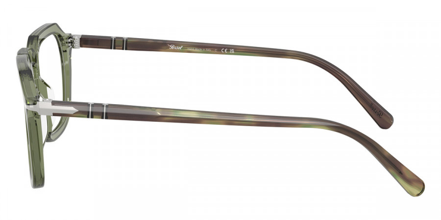 Color: Transparent Green/Striped Green (1226) - Persol PO3292V122650