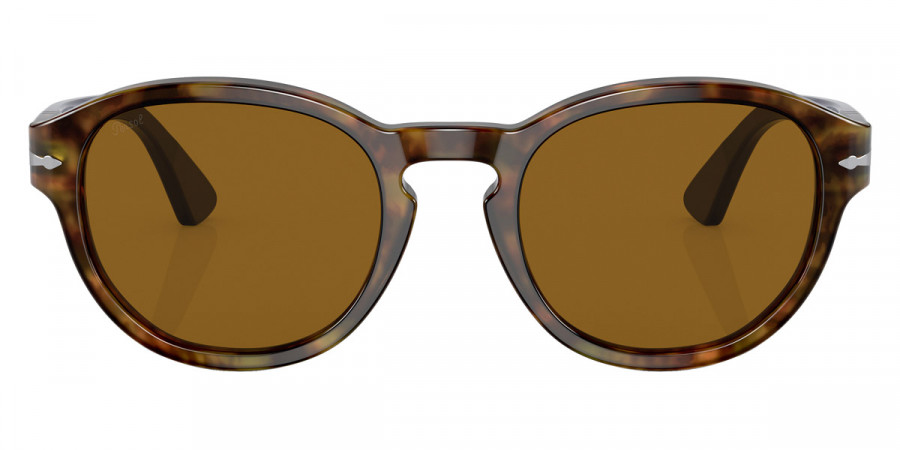 Persol™ PO3304S 118433 53 - Brown/Tortoise Beige/Blue