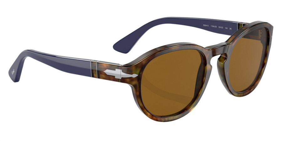 Color: Brown/Tortoise Beige/Blue (118433) - Persol PO3304S11843353