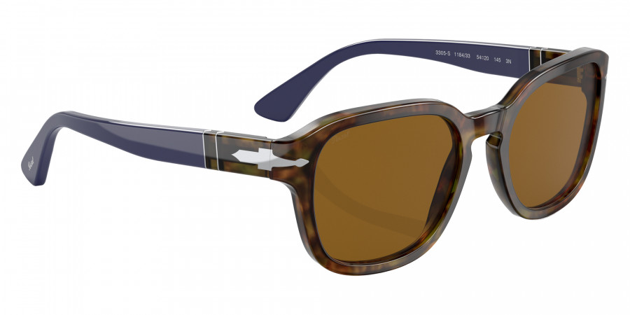 Color: Brown/Tortoise Beige/Blue (118433) - Persol PO3305S11843354